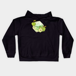 D20 Apple Tea Sticker Kids Hoodie